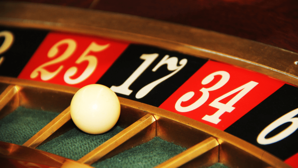 roulette ball lands in 17