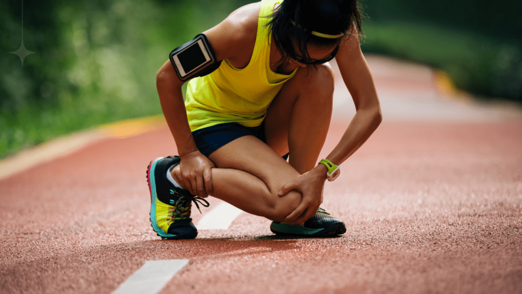 female runner suffering from pain