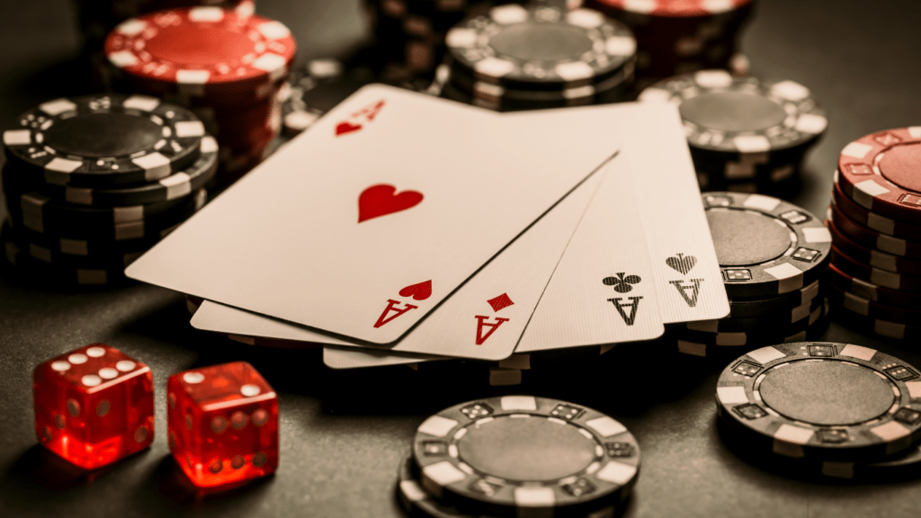 cards and poker chips