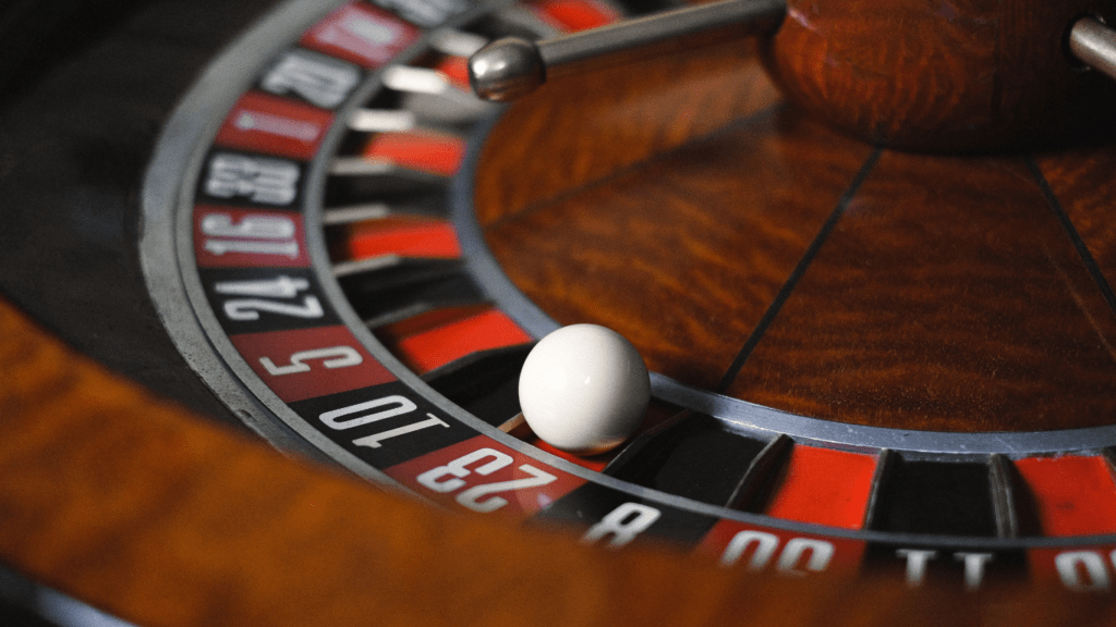 roulette and ball in 23