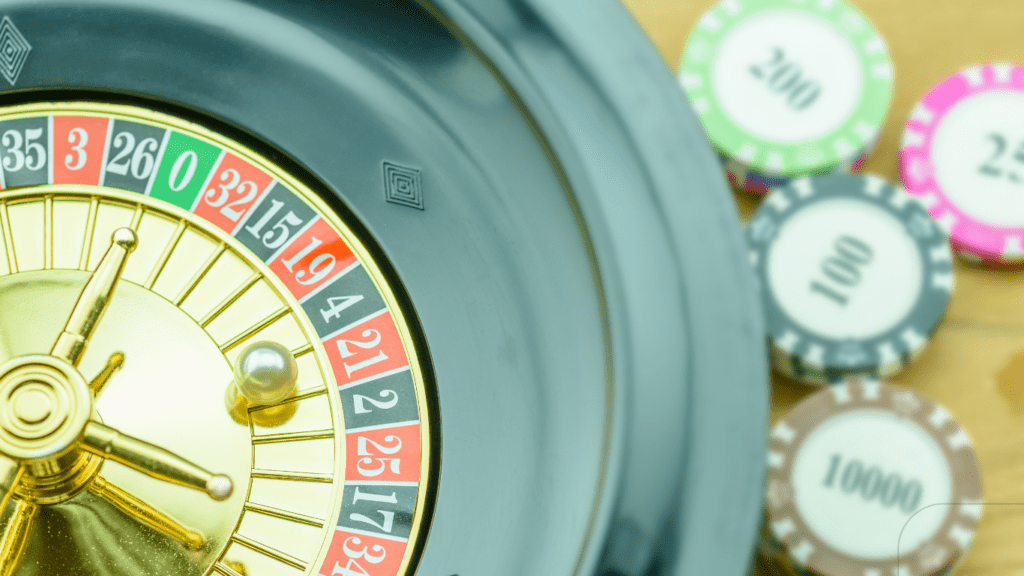 roulette ball lands in 21