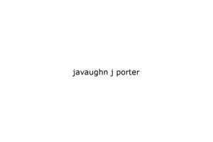 javaughn j porter