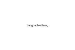 bangdacbietthang