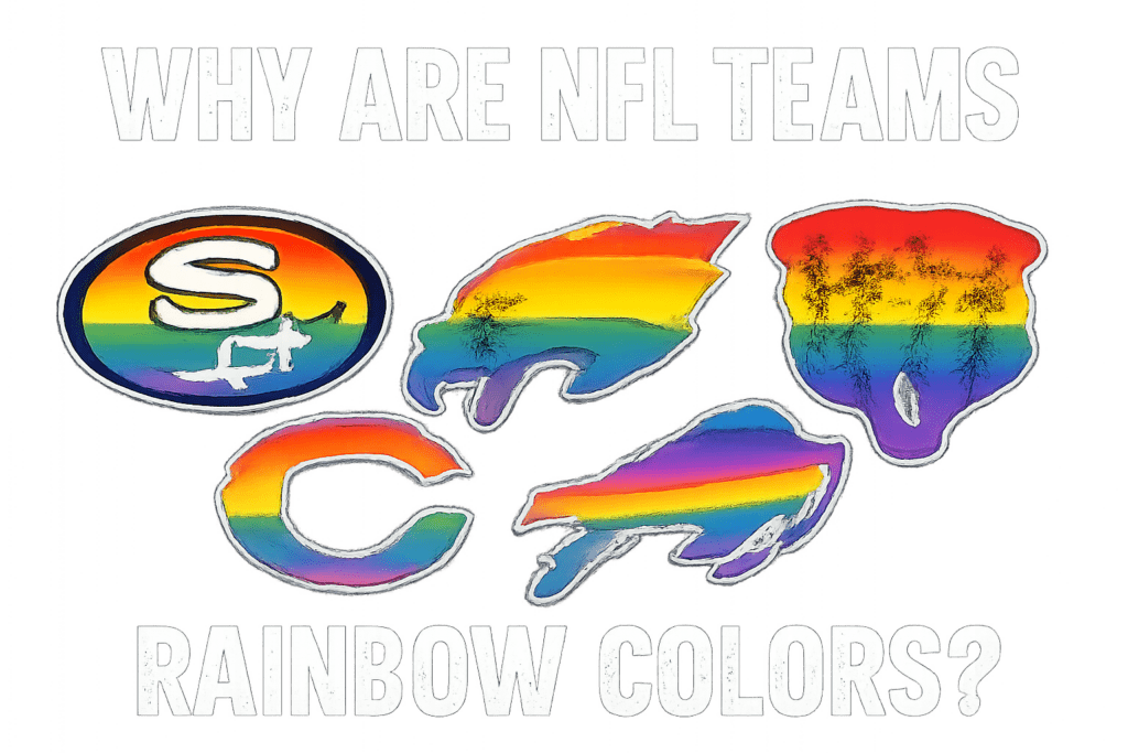why are nfl teams wearing rainbow colors