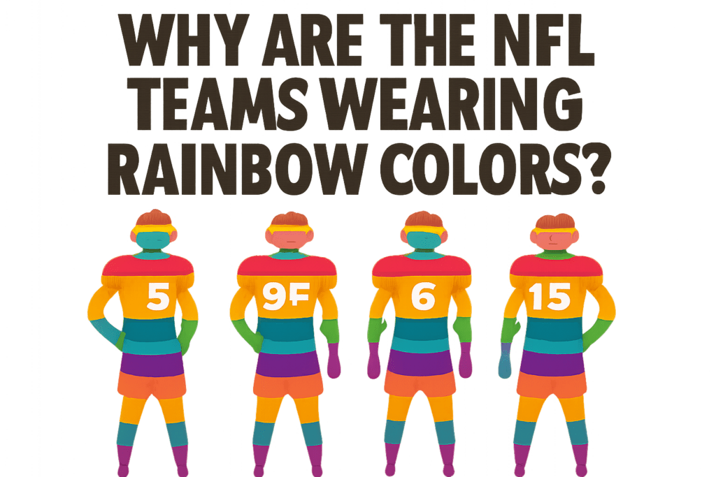 why are the nfl teams wearing rainbow colors