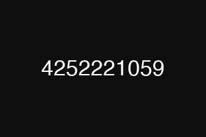 4252221059