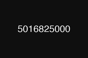 5016825000