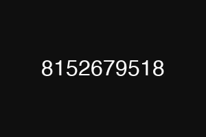 8152679518