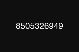 8505326949